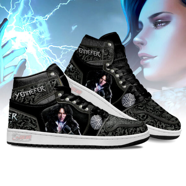 Tubopro Yennefer The Witcher AJ1 High Sneakers Shoes For Men And Women - Image 3