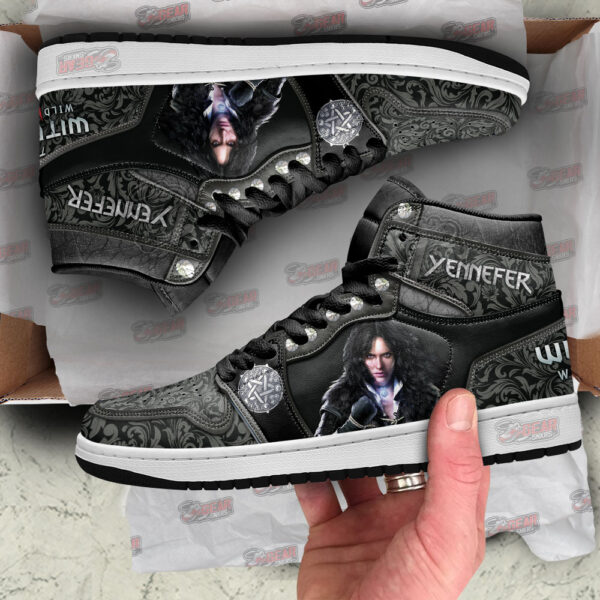 Tubopro Yennefer The Witcher AJ1 High Sneakers Shoes For Men And Women - Image 2