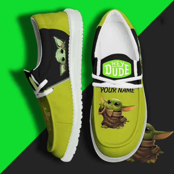 Tubopro Yoda Personalized Hey Dude Shoes For Men And Women