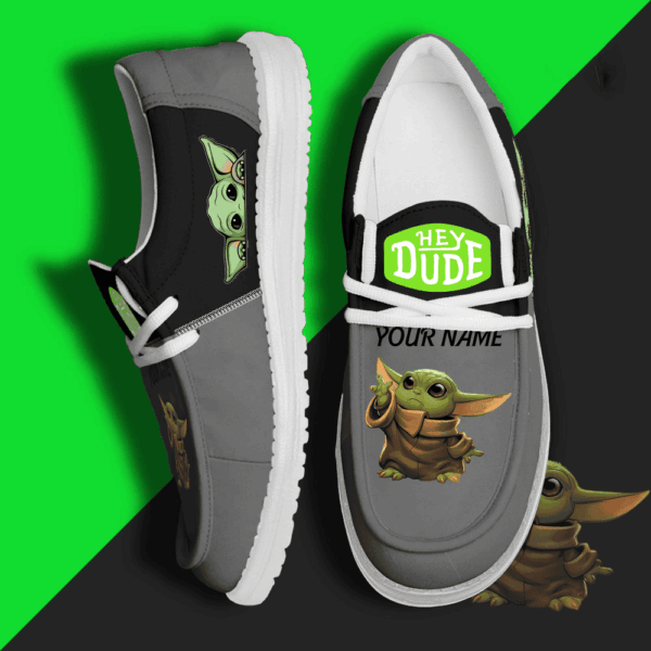 Tubopro Yoda Personalized Hey Dude Shoes For Men And Women