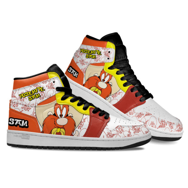 Tubopro Yosemite Sam AJ1 High Sneakers Shoes For Men And Women - Image 3
