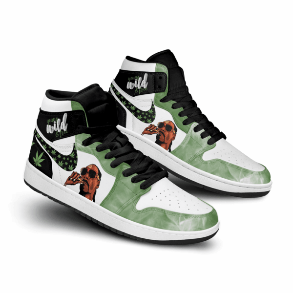 Tubopro Young Wild & Free AJ1 High Sneakers Shoes For Men And Women - Image 2