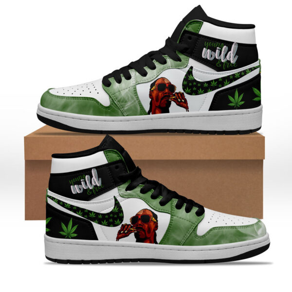 Tubopro Young Wild & Free AJ1 High Sneakers Shoes For Men And Women