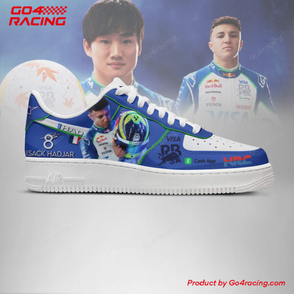 Tubopro Yuki Tsunoda x Isack Hadjar  Racing Bulls Air Low-Top Sneakers Shoes For Men And Women - Image 3