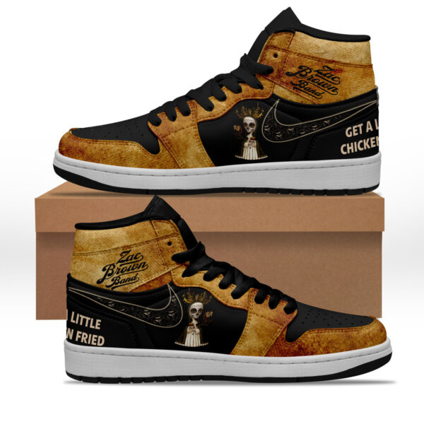 Tubopro Zac Brown Band AJ1 High Sneakers Shoes For Men And Women