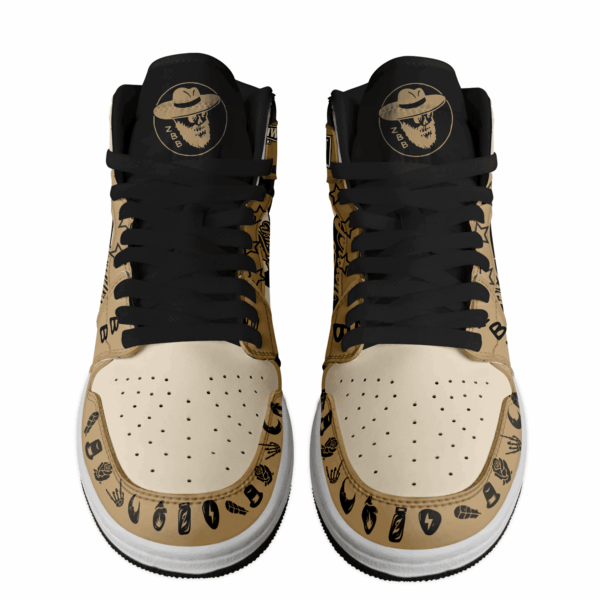 Tubopro Zac Brown Band AJ1 High Sneakers Shoes For Men And Women - Image 2