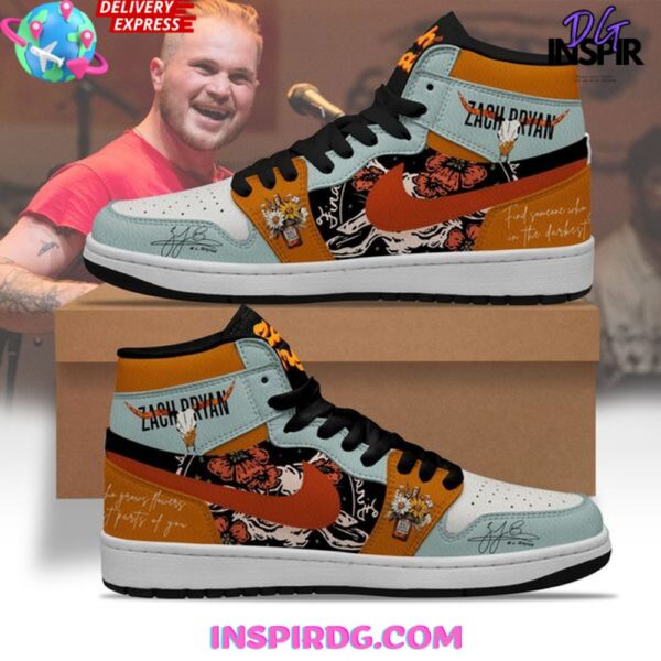 Tubopro Zach Bryan AJ1 High Sneakers Shoes For Men And Women