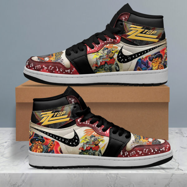 Tubopro ZZ Top AJ1 High Sneakers Shoes For Men And Women