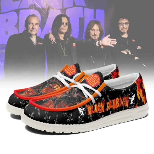 Tubopro Black Sabbath Personalized Hey Dude Shoes For Men And Women