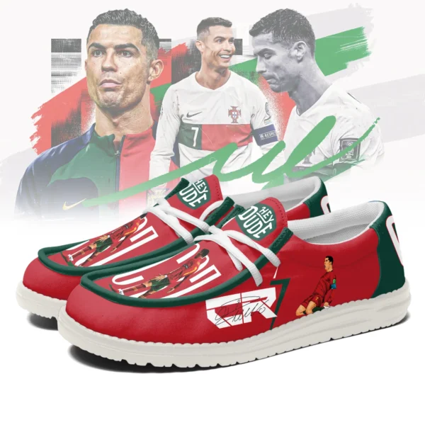 Tubopro Cristiano Ronaldo Personalized Hey Dude Shoes For Men And Women