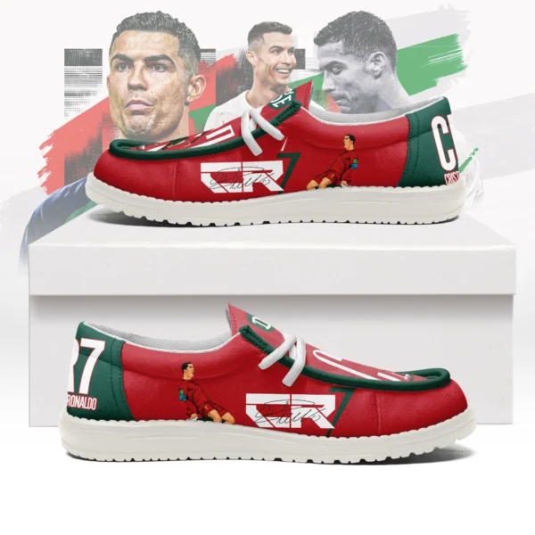 Tubopro Cristiano Ronaldo Personalized Hey Dude Shoes For Men And Women - Image 5