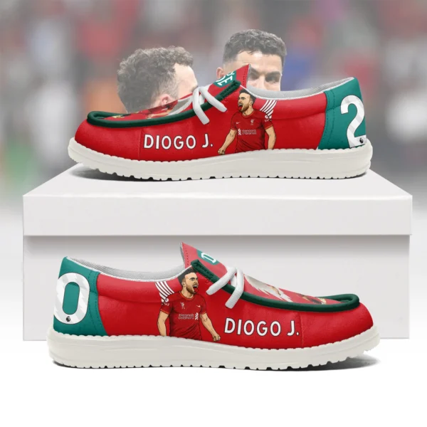 Tubopro Diogo Jota Personalized Hey Dude Shoes For Men And Women - Image 5