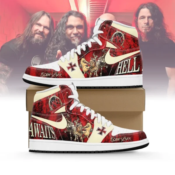 Tubopro Slayer Band AJ1 High Sneakers Shoes For Men And Women