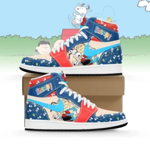 Tubopro Snoopy AJ1 High Sneakers Shoes For Men And Women